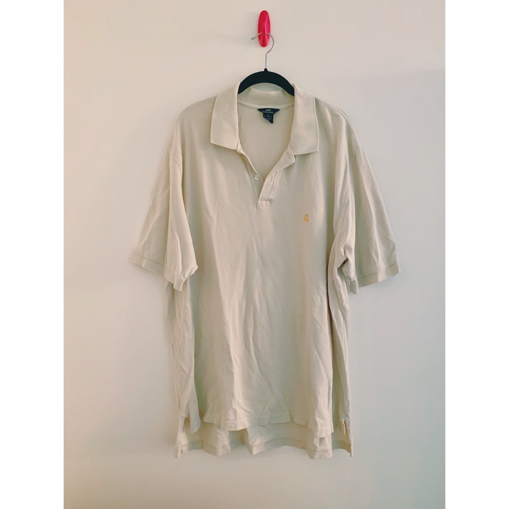✨ Mens XL Brooks Brothers Beige Polo Shirt ✨